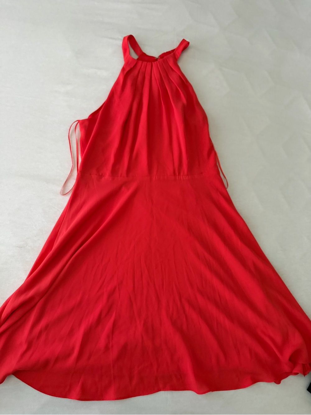 Express Red Halter Maxi Dress
